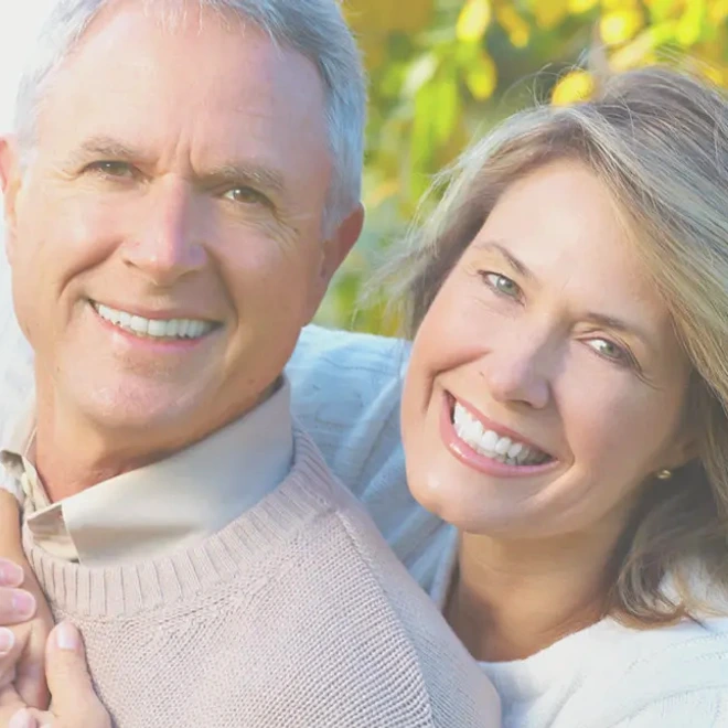 Smiling longtime patients of Lehi Dental Center in Lehi, Utah